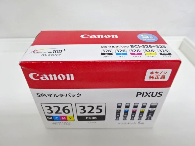 期限注意　新品未開封　Canon BCI-326+325/6MP ４点 Amazon.co.jp: キヤノン Canon インクタンクBCI-326 (BK/C/M/Y