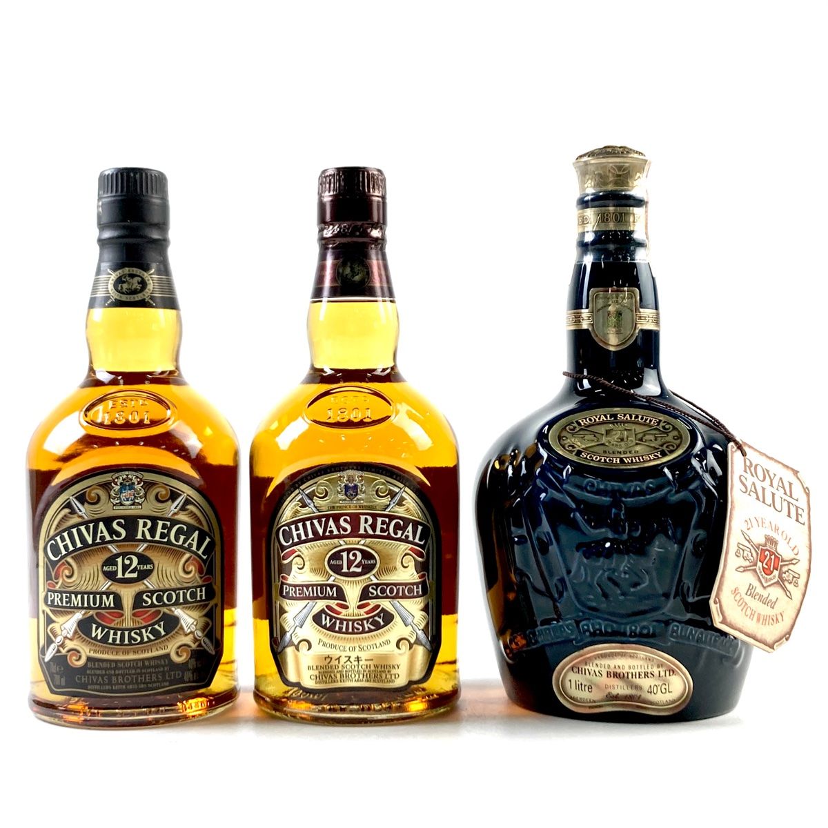 3本 シーバスブラザーズ CHIVAS BROTHERS シーバスリーガル 12年 ロイヤルサルート 21年 スコッチ 700ml ウイスキー セット  【古酒】 - メルカリ