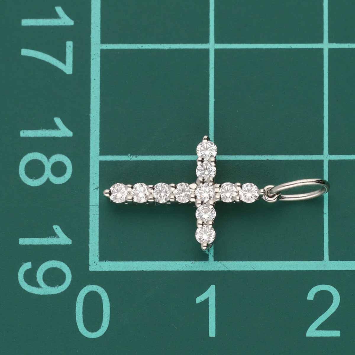 【ペンダントトップのみ】ティファニー pt ダイヤモンド クロス ネックレス TIFFANY&Co. ティファニー ネックレス クロスペンダント