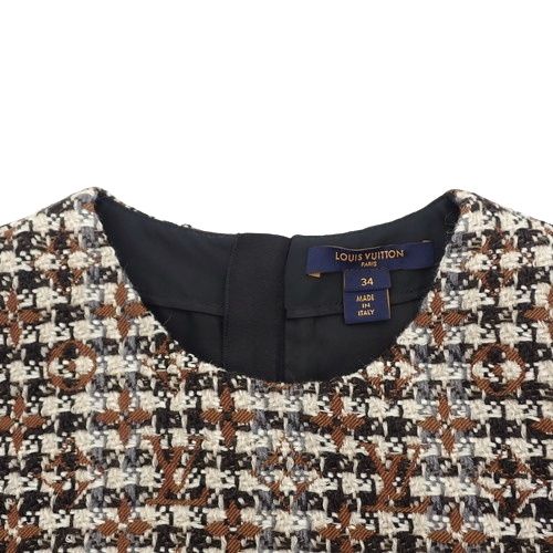 LOUIS VUITTON(ルイ・ヴィトン) モノグラム ツイード ワンピース