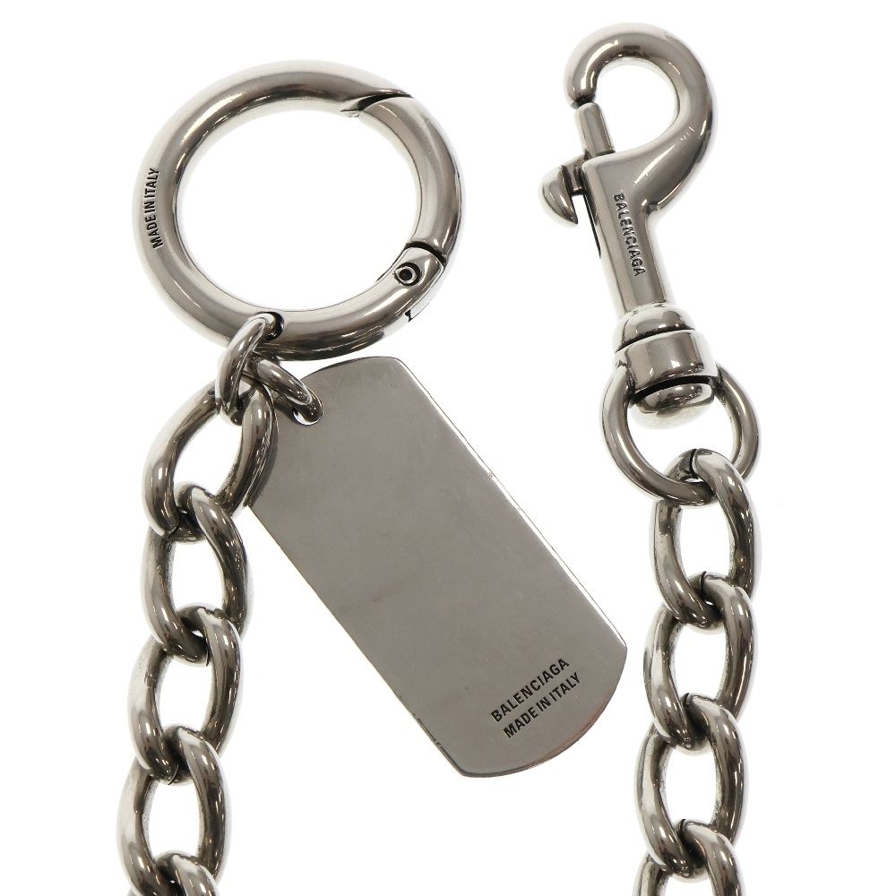 BALENCIAGA (バレンシアガ) Tags タグ付 ウォレットチェーン シルバー