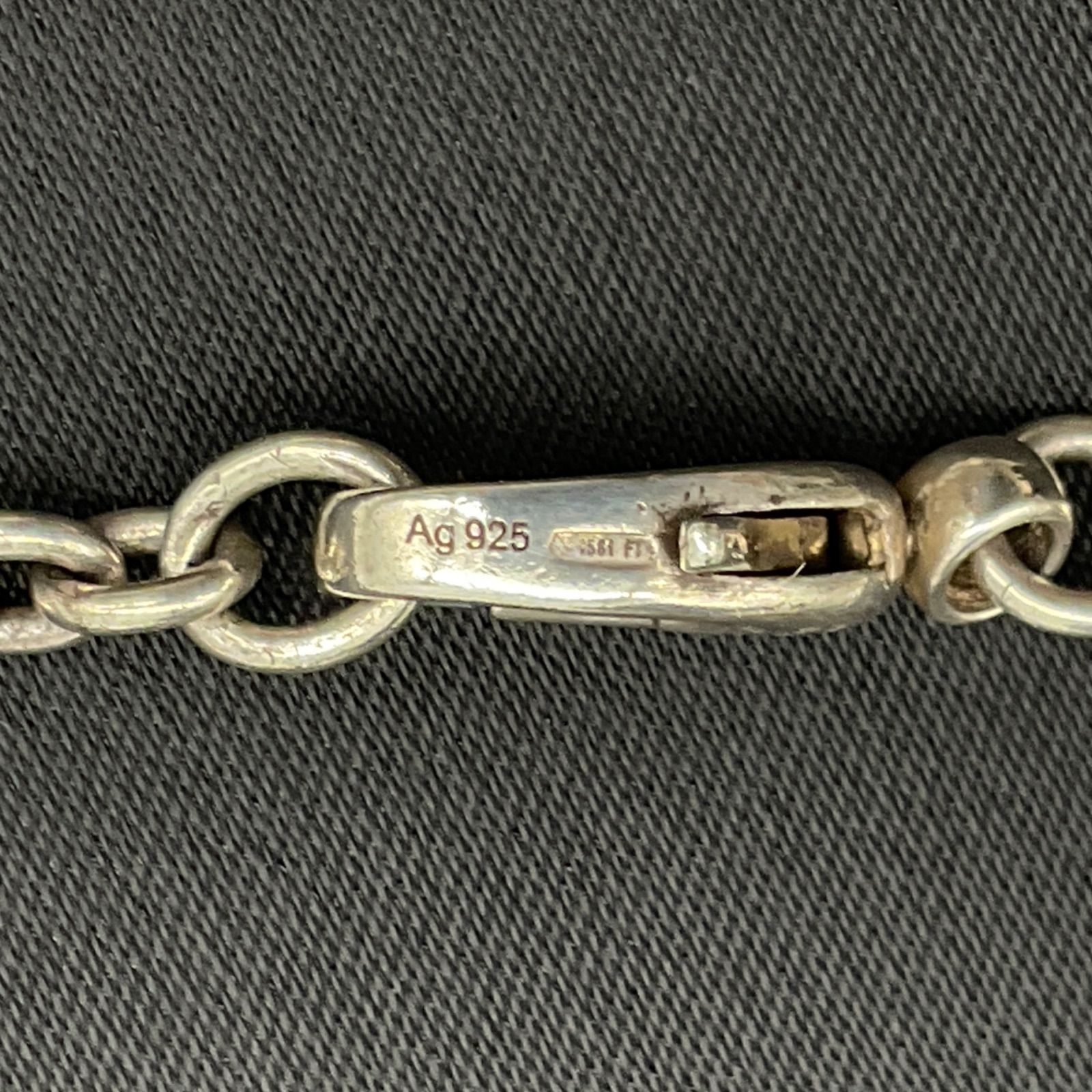 GUCCI グッチ ネックレス GGモチーフ ダブルG オーバル Ag925 SV