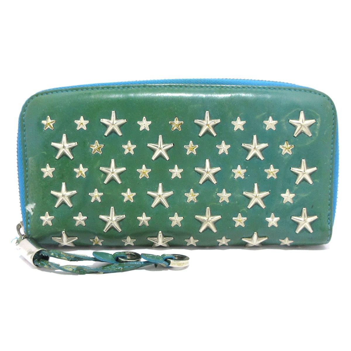 JIMMY CHOO FLIPA グリーン 長財布 JIMMY CHOO フィリッパ その他 長財布