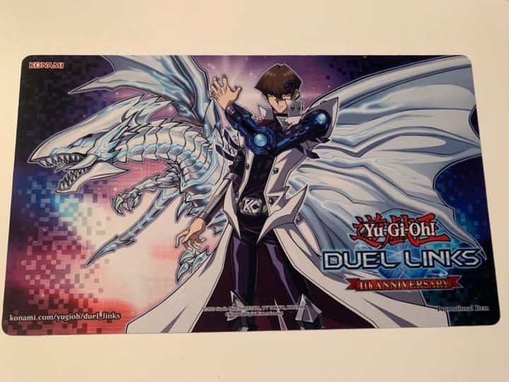 遊戯王 公式 プレイマット DUEL LINKS 4周年限定 海馬 亜白龍