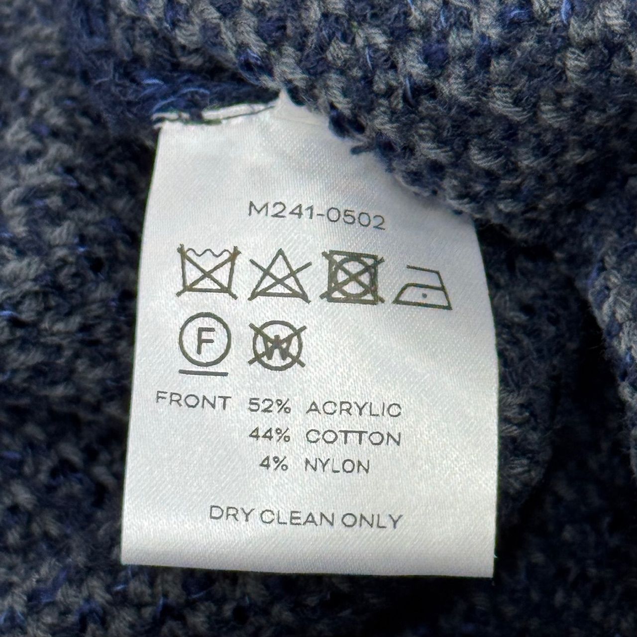 参考上代49500円 未使用品 MATSUFUJI 24SS Rug Jacqurad Knit ラグ 