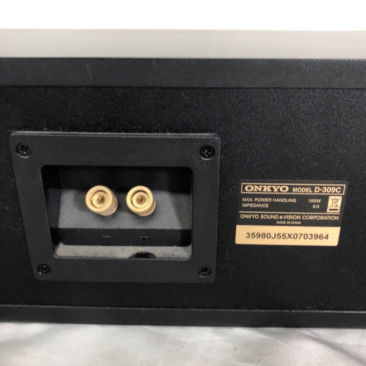 ONKYO オンキヨー スピーカーシステム D-309C スピーカー 動作
