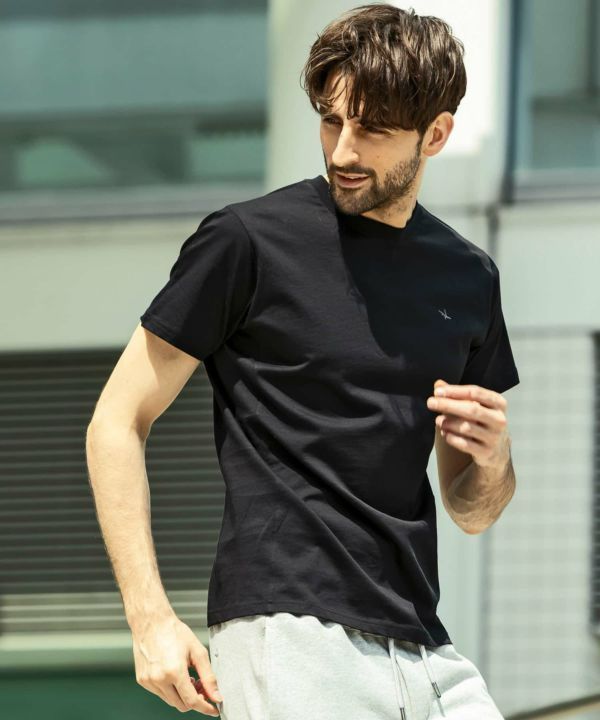 【新品】1PIU1UGUALE3 RELAX ウノピゥウノウグァーレトレ リラックス ラインストーンサークルロゴ半袖シャツ Tシャツ カットソー カジュアル スポーツ ウノピュウ メンズ ブランド ファッション 