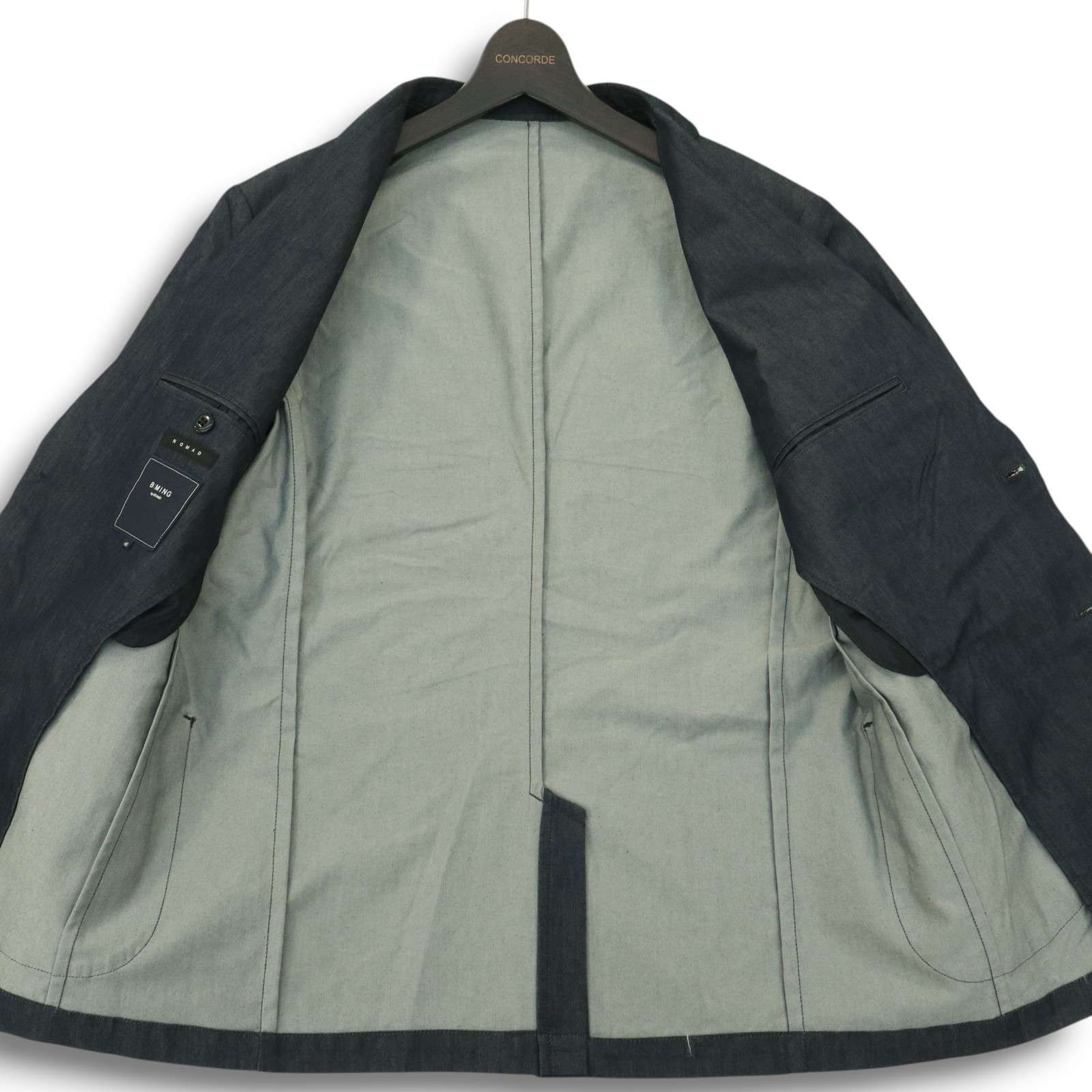 22SS☆ B:MING by BEAMS ビームス 通年 NOMAD☆ デニム調 アンコン 