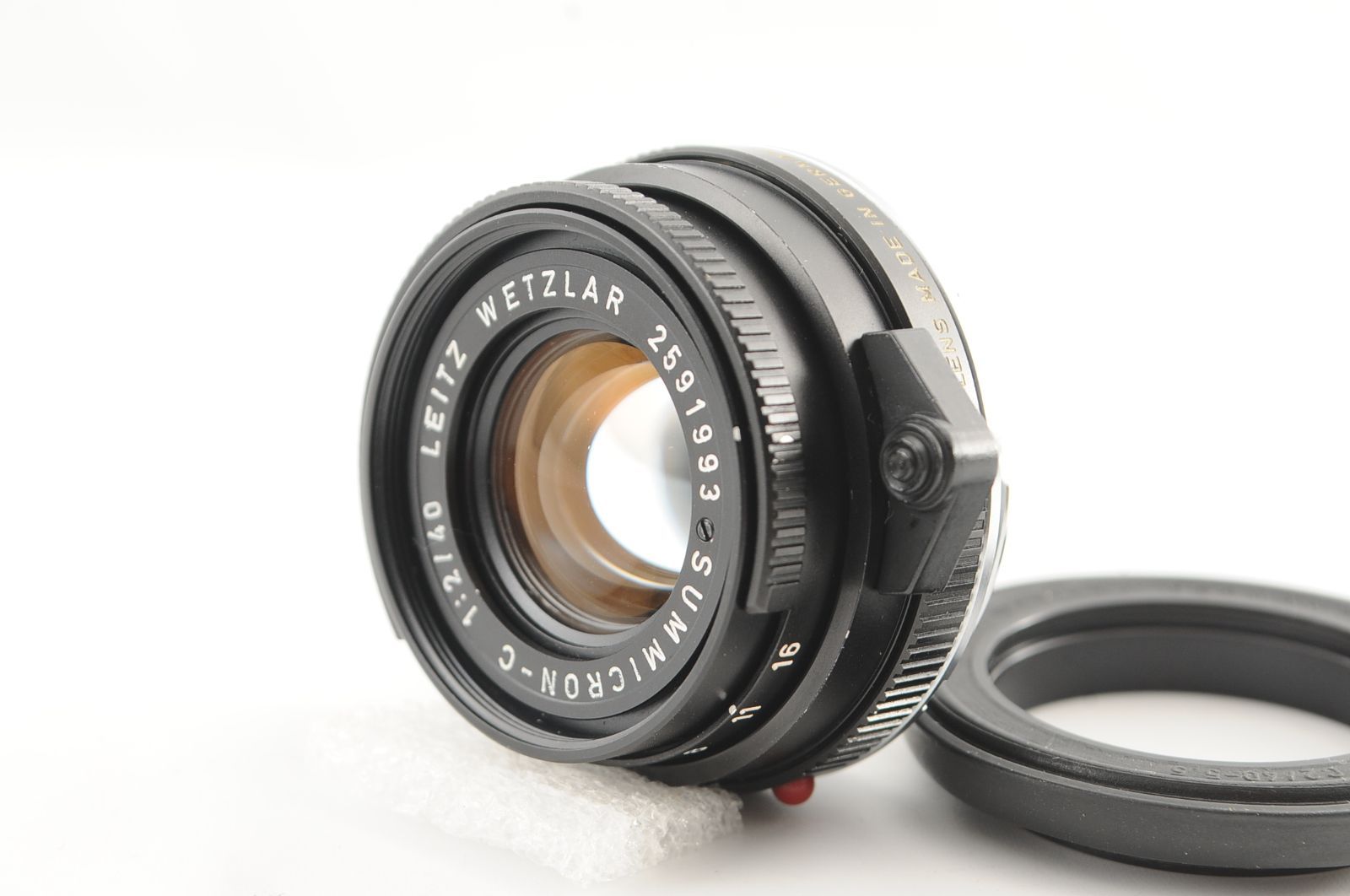 Leica ライカ Summicron C 40mm f2 清潔感溢れる な外観 完動品 細かく動作 済 1台です お早めにどうぞ 1750