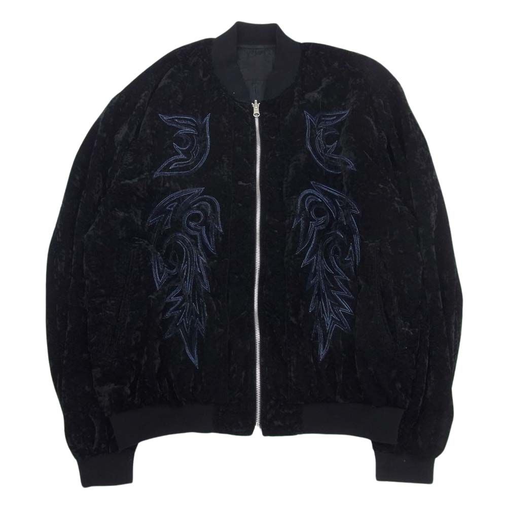 TOGA トーガ ベルベットブルゾン ブラック 22AW TOGA トーガ 22AW TV22-FC329 VIRILIS ビリリース VELVET BLOUSON