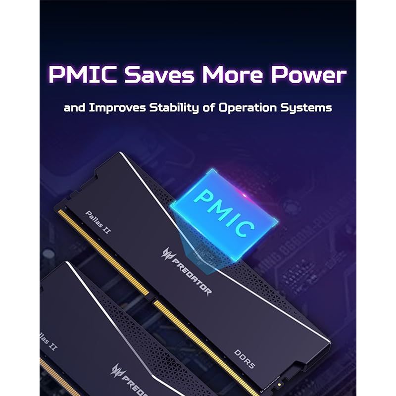 Acer Predator Pallas II DDR5 6000MHz 64GB(32GBx2枚) CL30