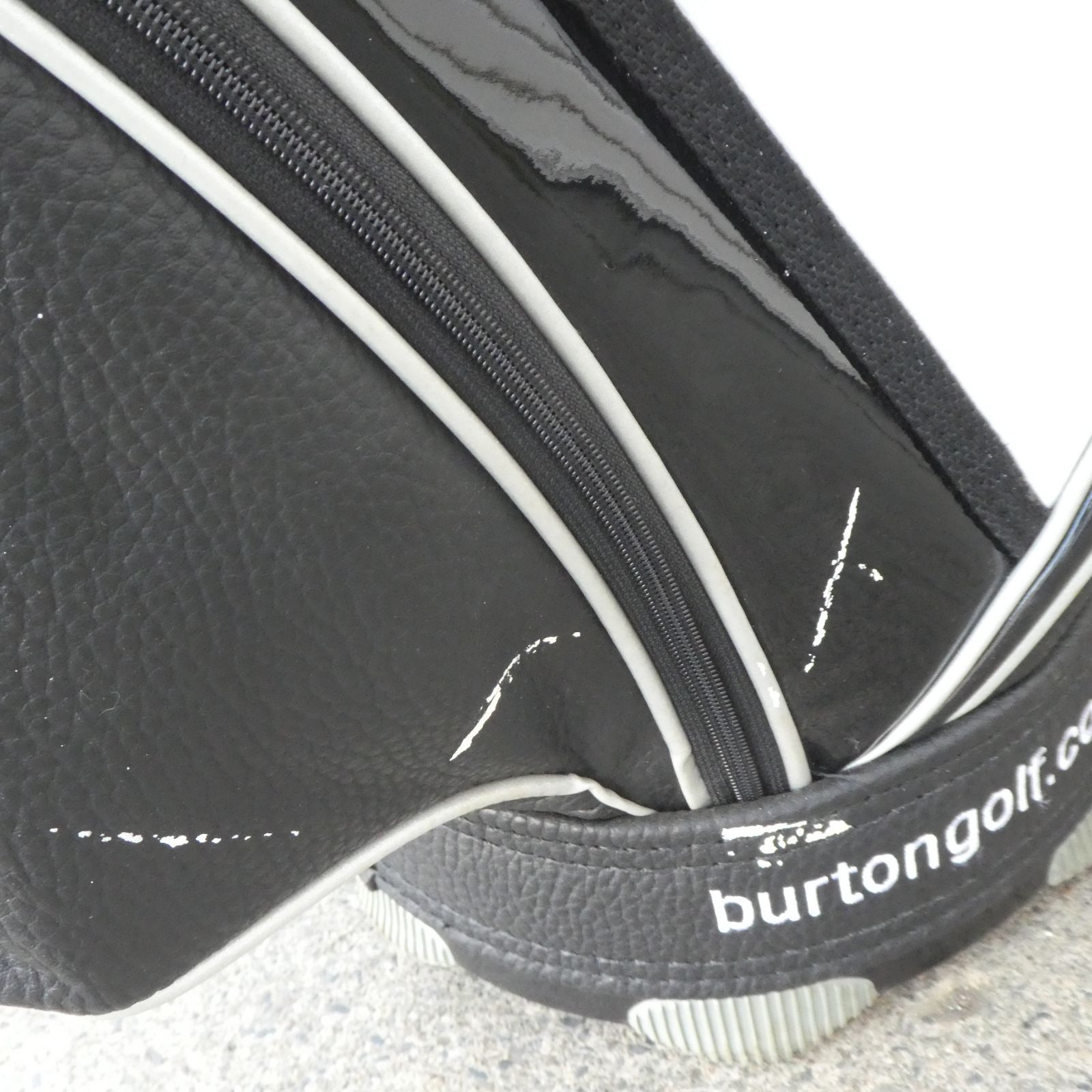 Q800【激安】バートン BURTON キャディバッグ ゴルフバッグ 中古 現状