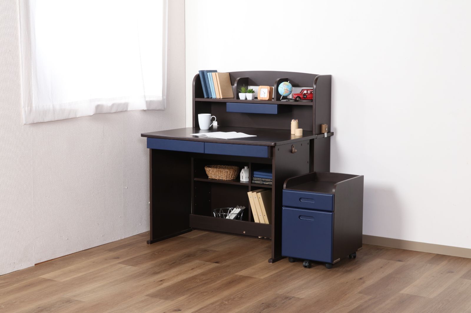 C/D:29926] くみかえデスク ユッカ BR／NV - メルカリ