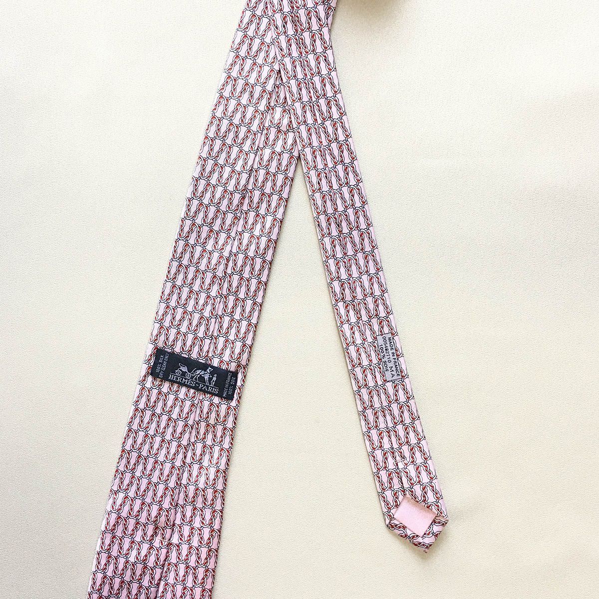 【美品】HERMES シルク ネクタイ ピンクパープル 中古・古着通販】HERMES (エルメス) シルクネクタイ ピンク