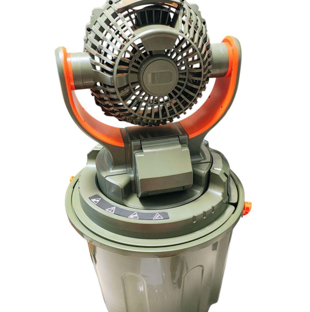 10 OFFクーポン配布中 コードレス ポータブルミストファン 熱中症対策 屋外 業務用 扇風機