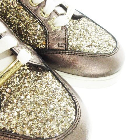 ジミーチュウ JIMMY CHOO MIAMI マイアミ スニーカー レースアップ 