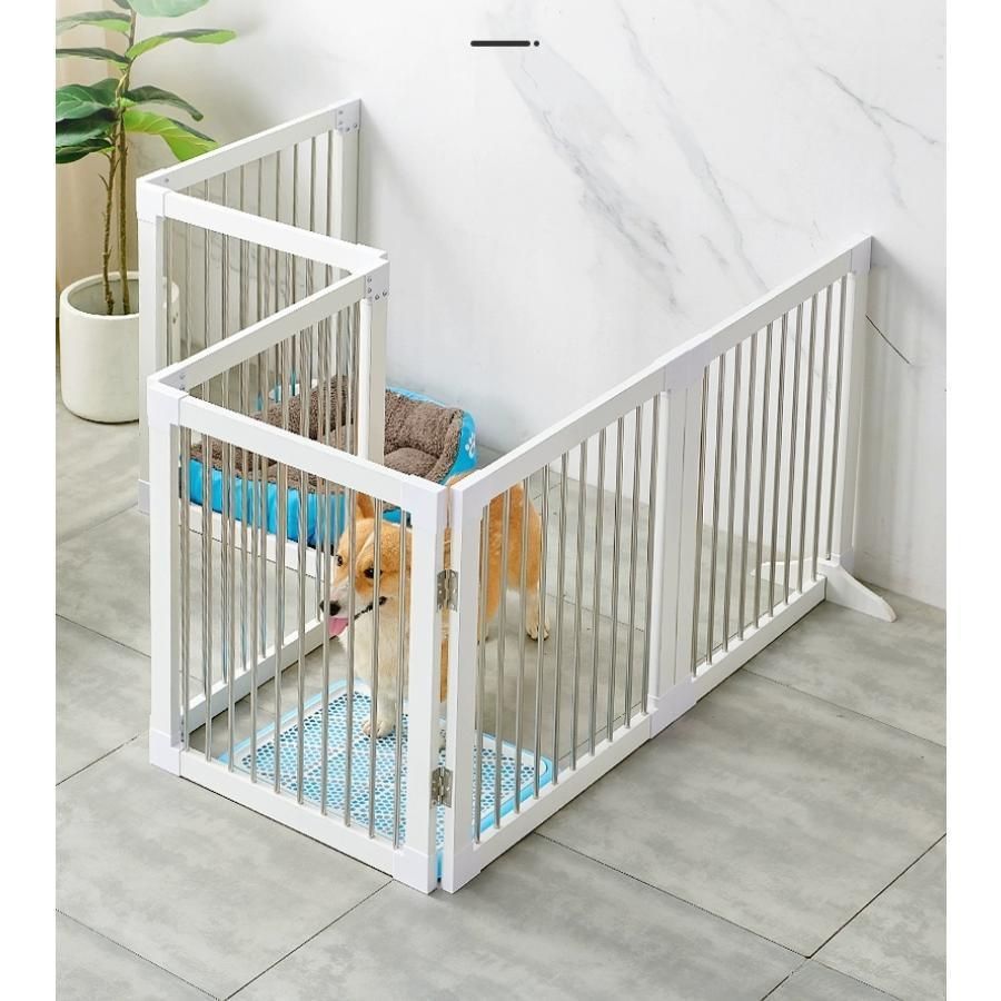 ペットゲート 木製 置くだけ 室内 折りたたみ ペットフェンス 犬 置き型 玄関 軽量 置き型フェンス ペット用ゲート ペット用フェンス フェンス STEELWINDOWSANDDOORS_COM