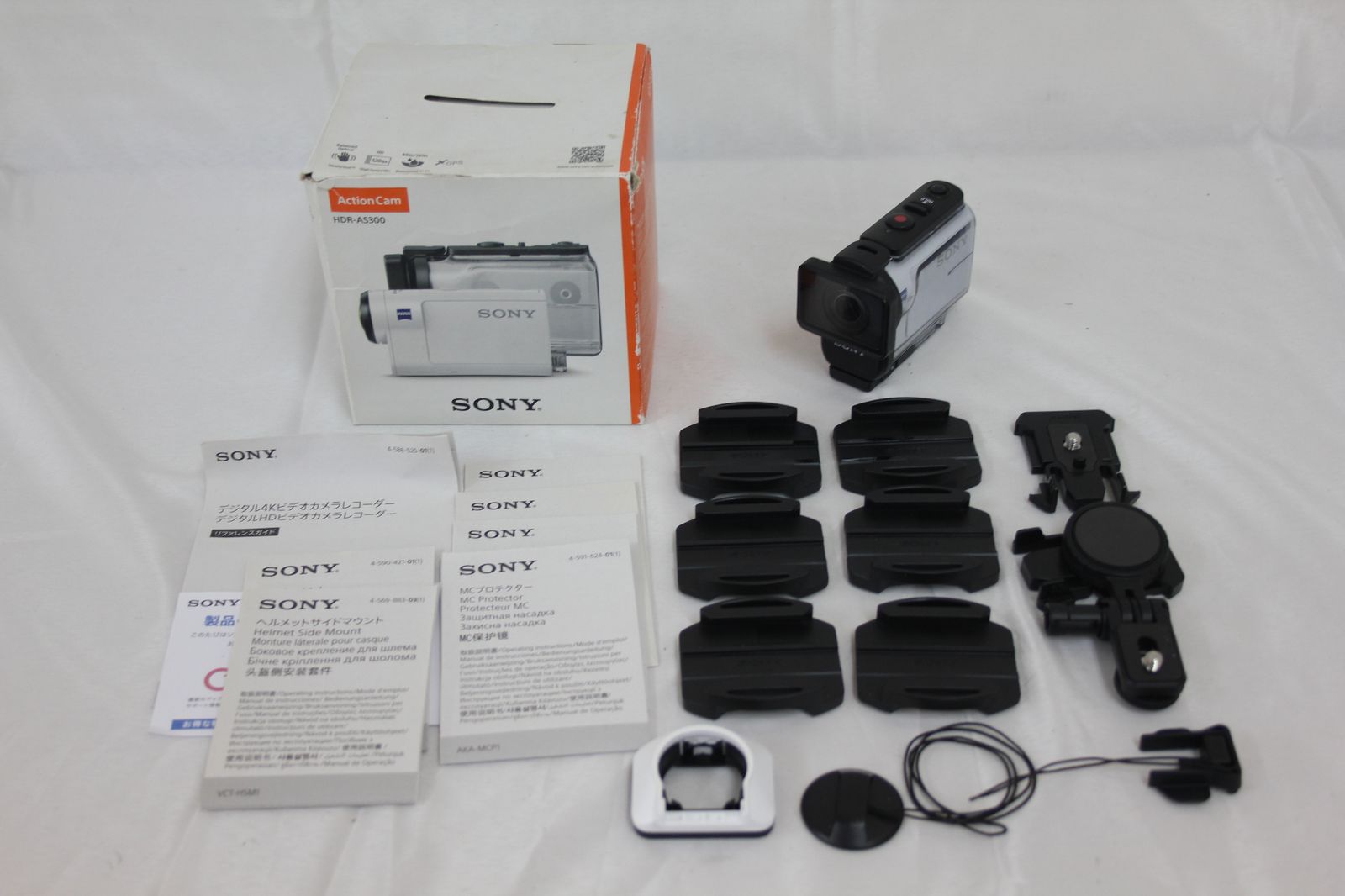 SONY HDR-AS300 アクションカム 付属品あり ソニー、空間光学ブレ補正を初搭載した4K/フルHDアクションカム - 価格.com