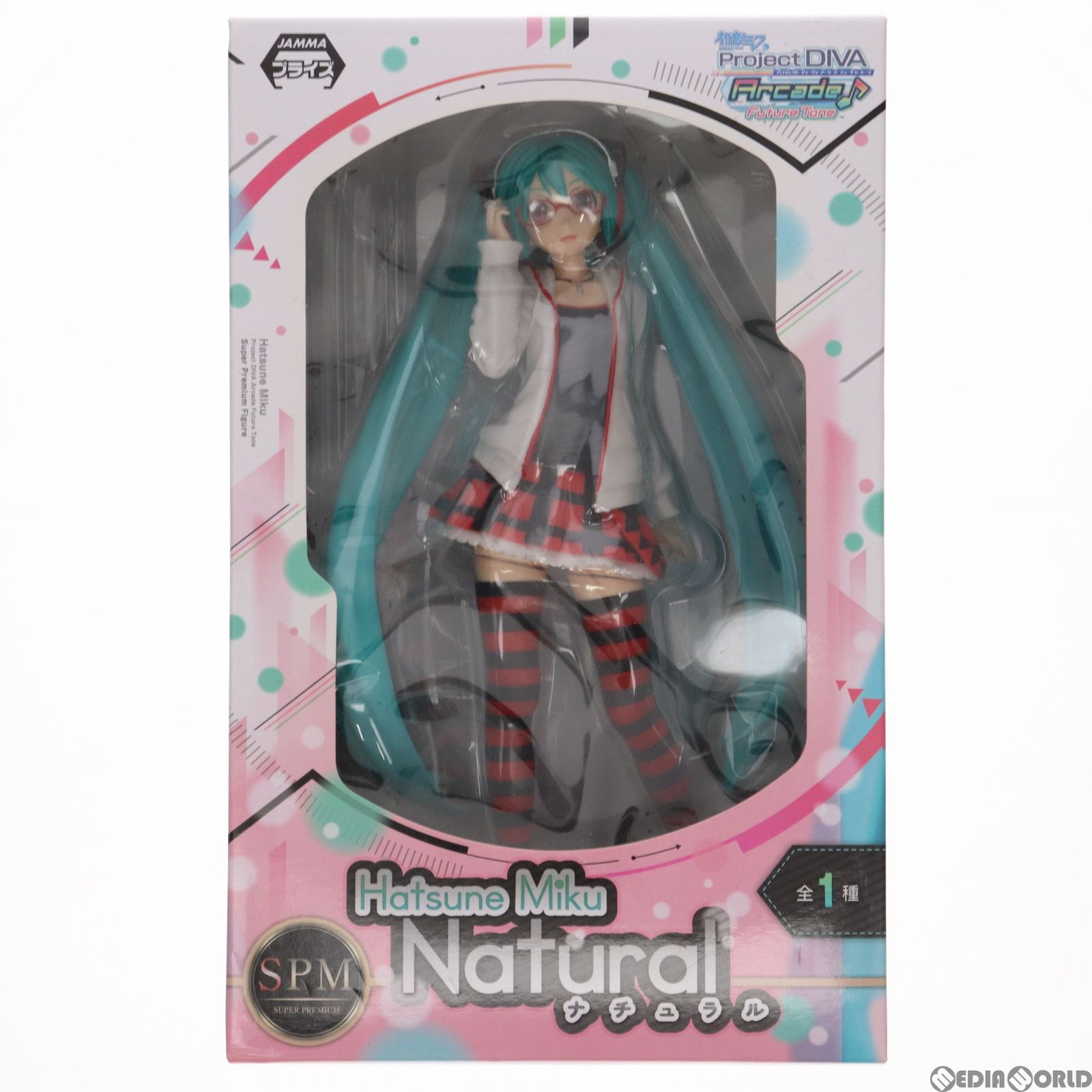 初音ミク　スーパープレミアム　フィギュア　ナチュラル project diva 初音ミクフィギュアナチュラル