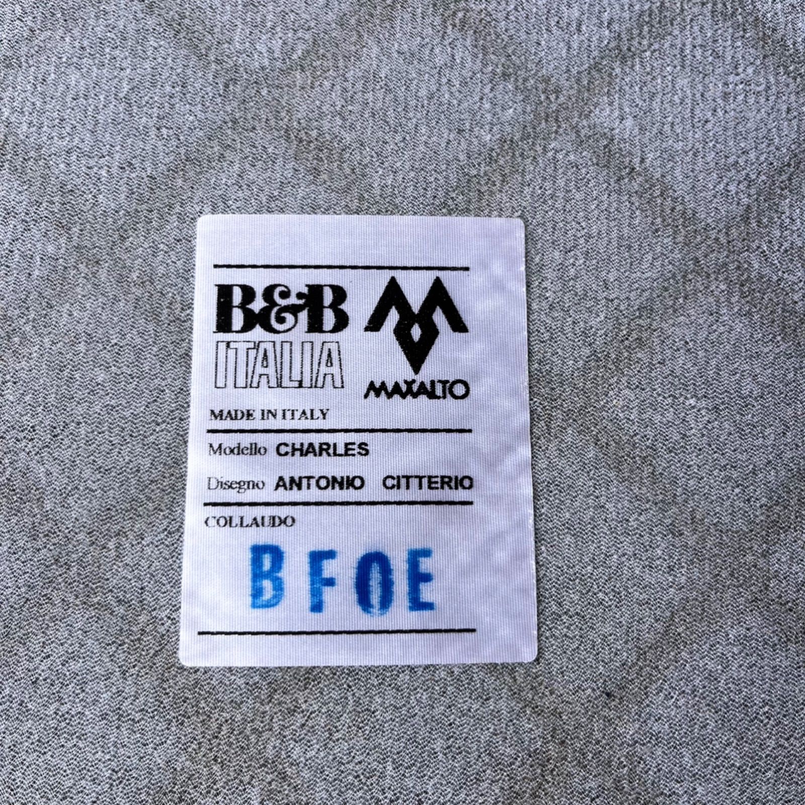 取付無料！b&bイタリア チャールズ オレンジファブリック右アームソファ✨ 取付無料！b&bイタリア チャールズ オレンジファブリック右