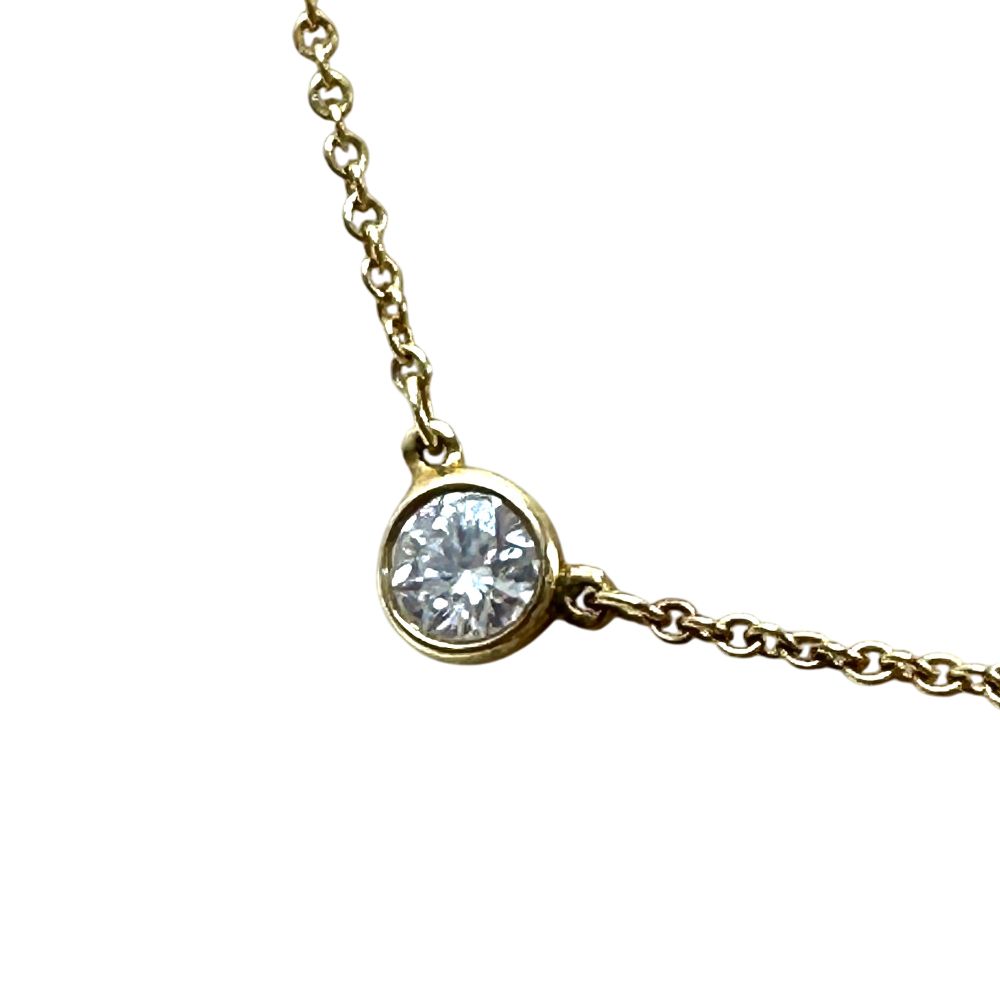 Tiffany & Co.　ネックレス □TIFFANY＆Co. ティファニー バイザヤード ネックレス K18 A25-2256