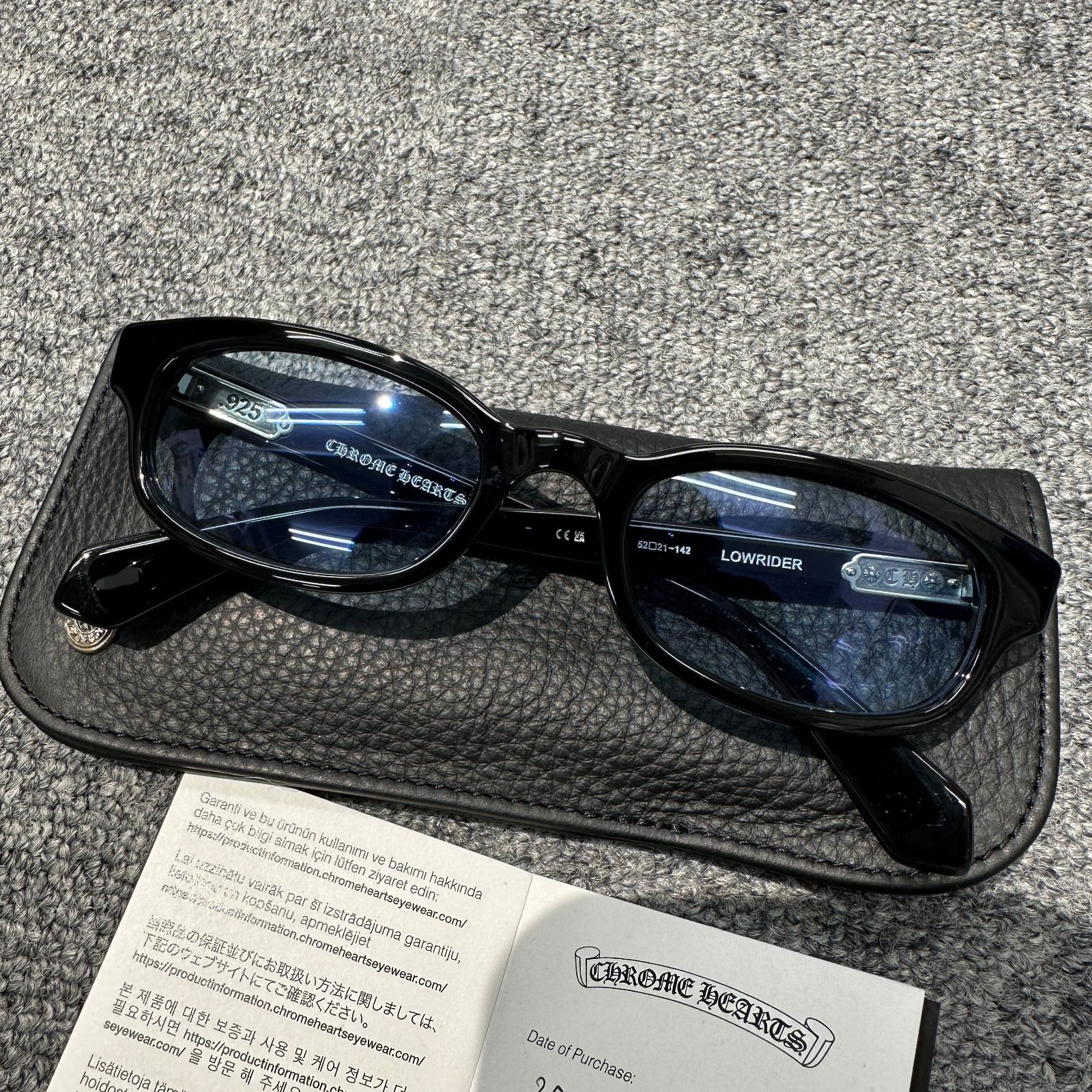 新品未使用 Chrome Hearts クロムハーツ LOWRIDER サングラス 52-21