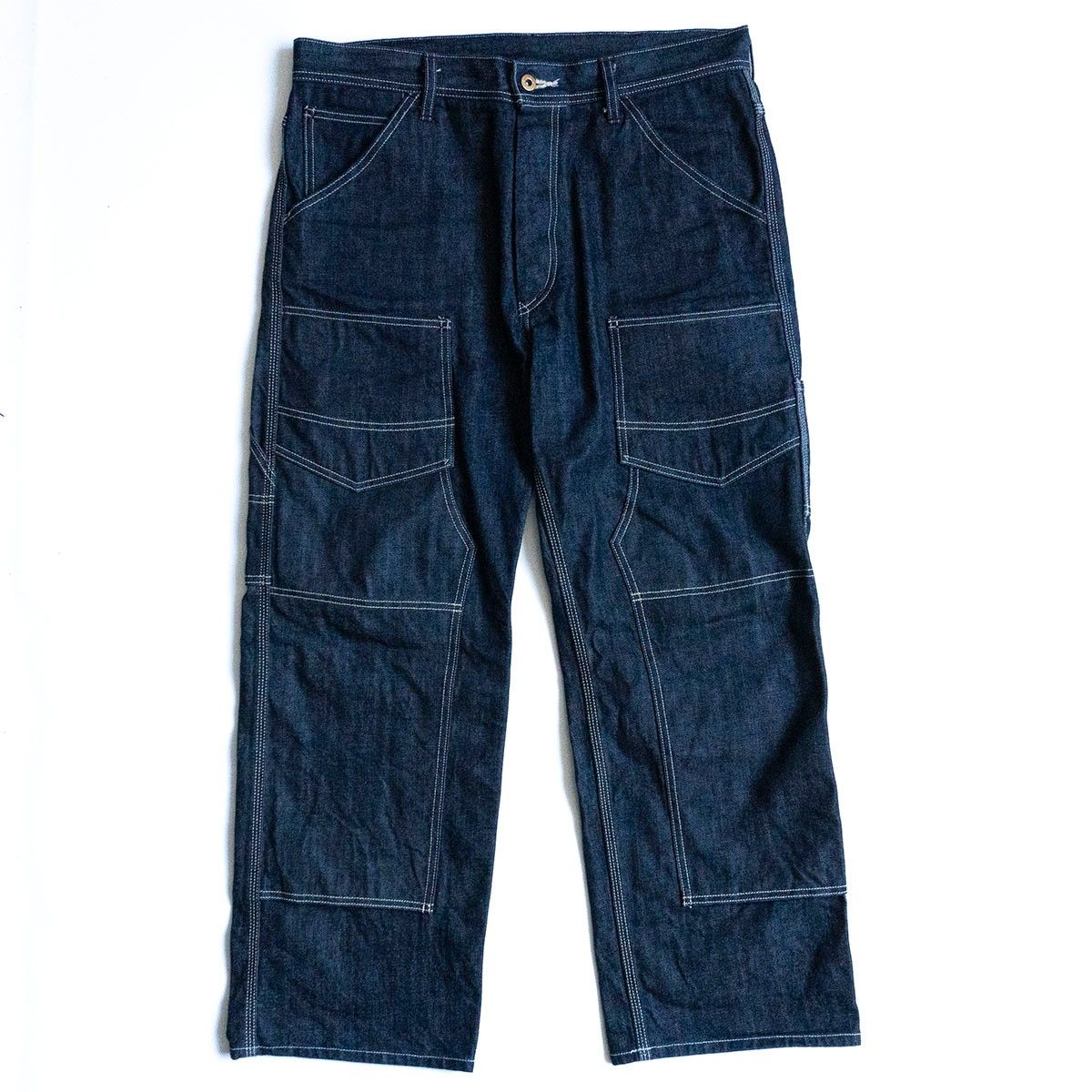 ブラウンスターチームデニムダブルニーパンツ 36サイズ ブラウンスターチームデニムダブルニーパンツ 36サイズ ブラウンスター