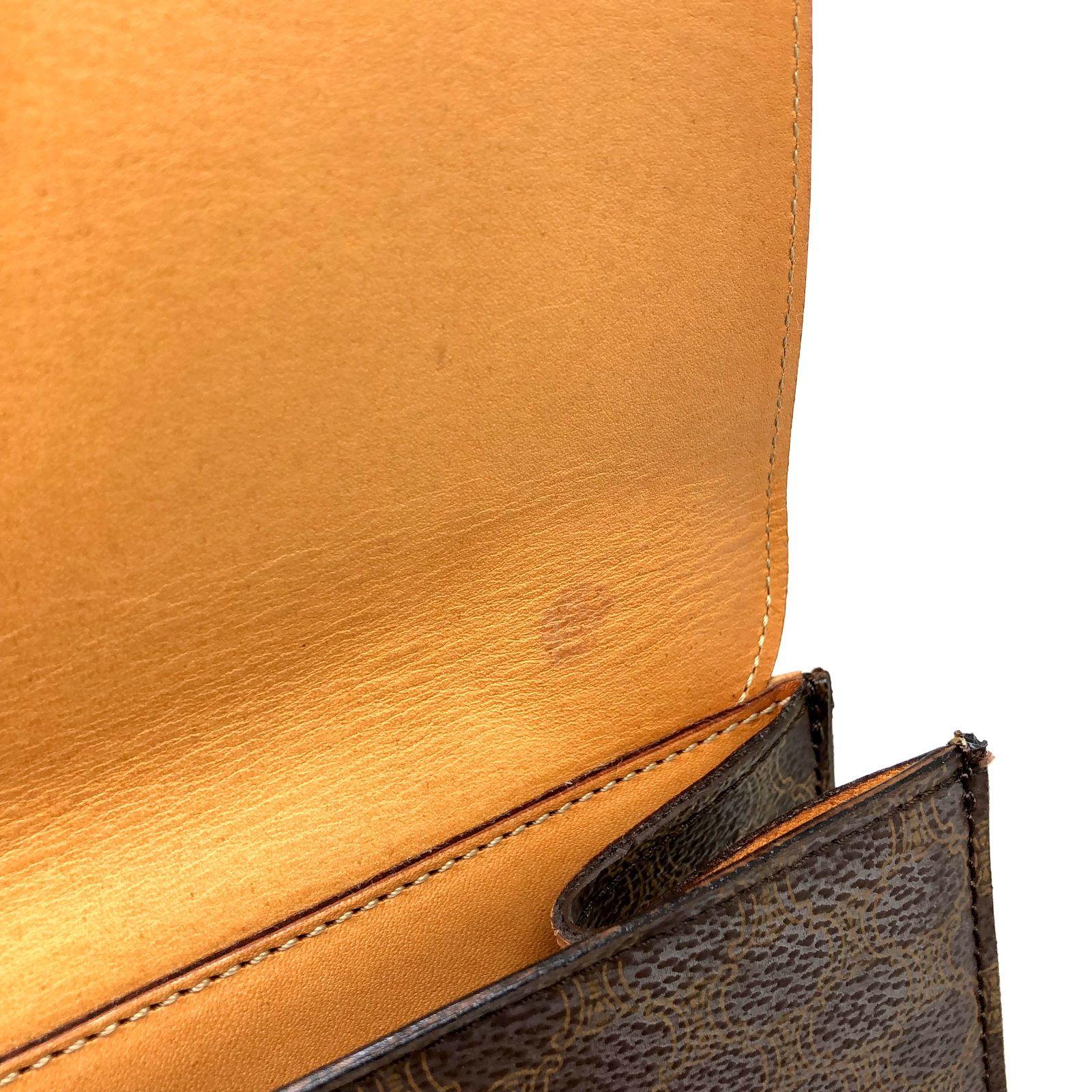 CELINE セリーヌ ダブルフラップ ハンドバッグ マカダム - USED MARKET