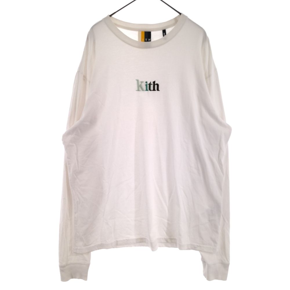 KITH (キス) 21SS L/S Serif T-Shirt ロングスリーブ長袖Tシャツ