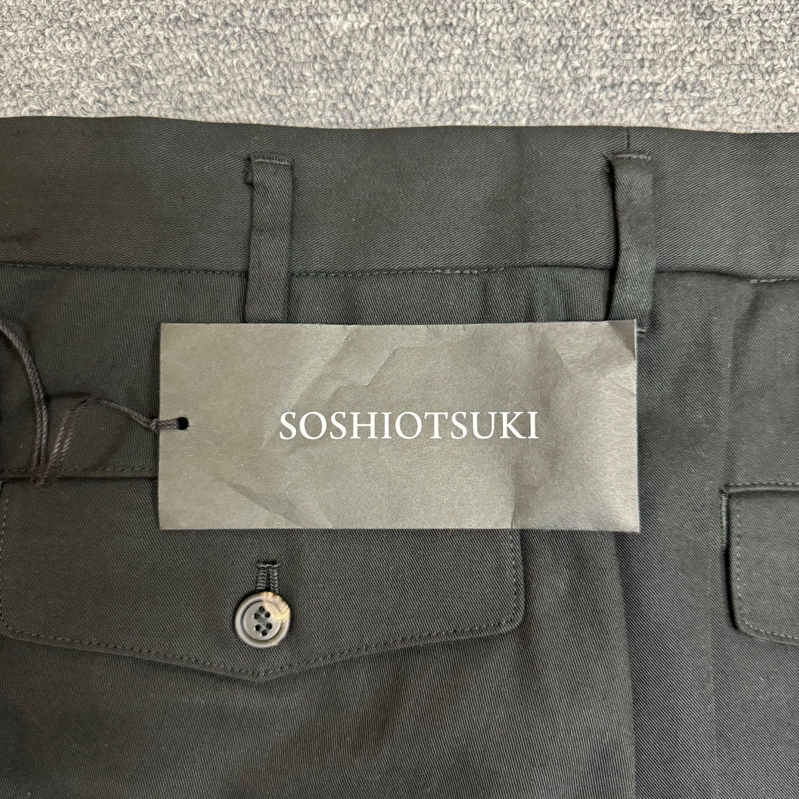定価50600 新品 SOSHIOTSUKI 23SS NOT LONG LAYERED TROUSERS ノット