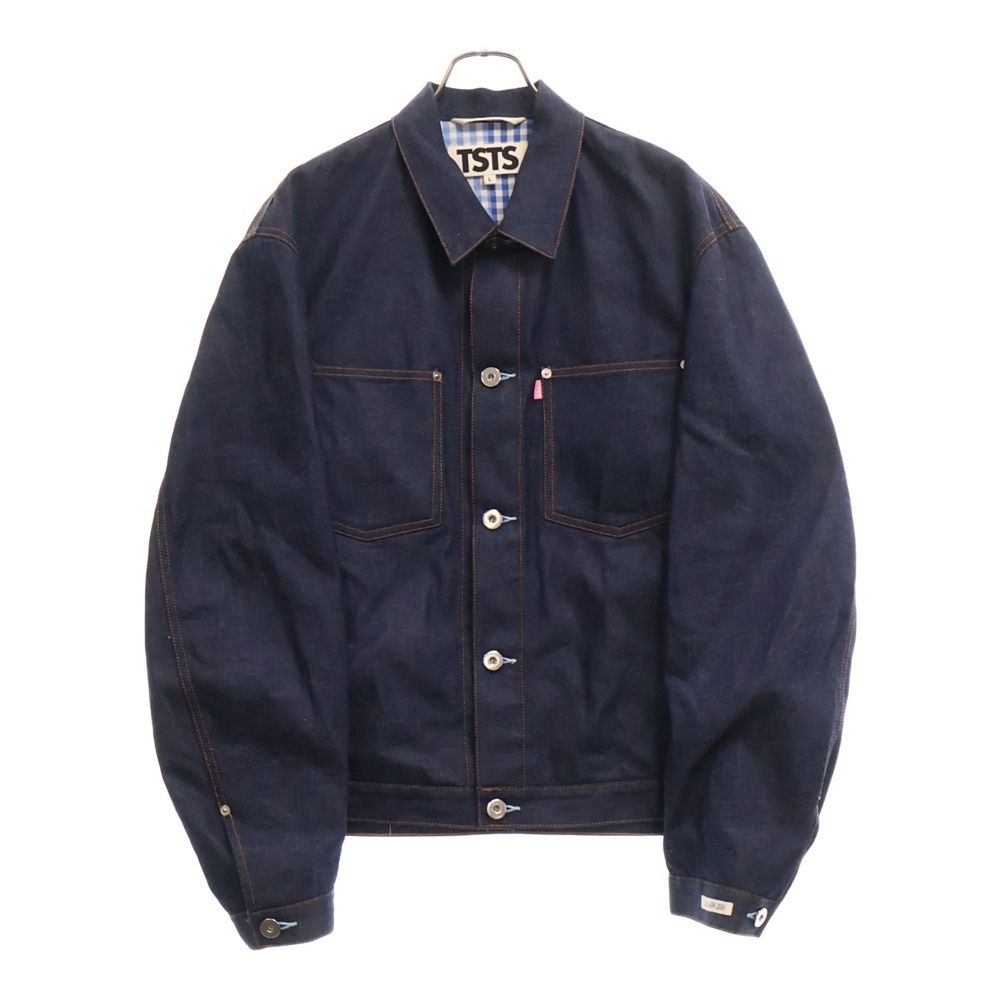 TSTS (ティーエスティーエス) 24AW 2GINGHAM LINING DENIM JACKET