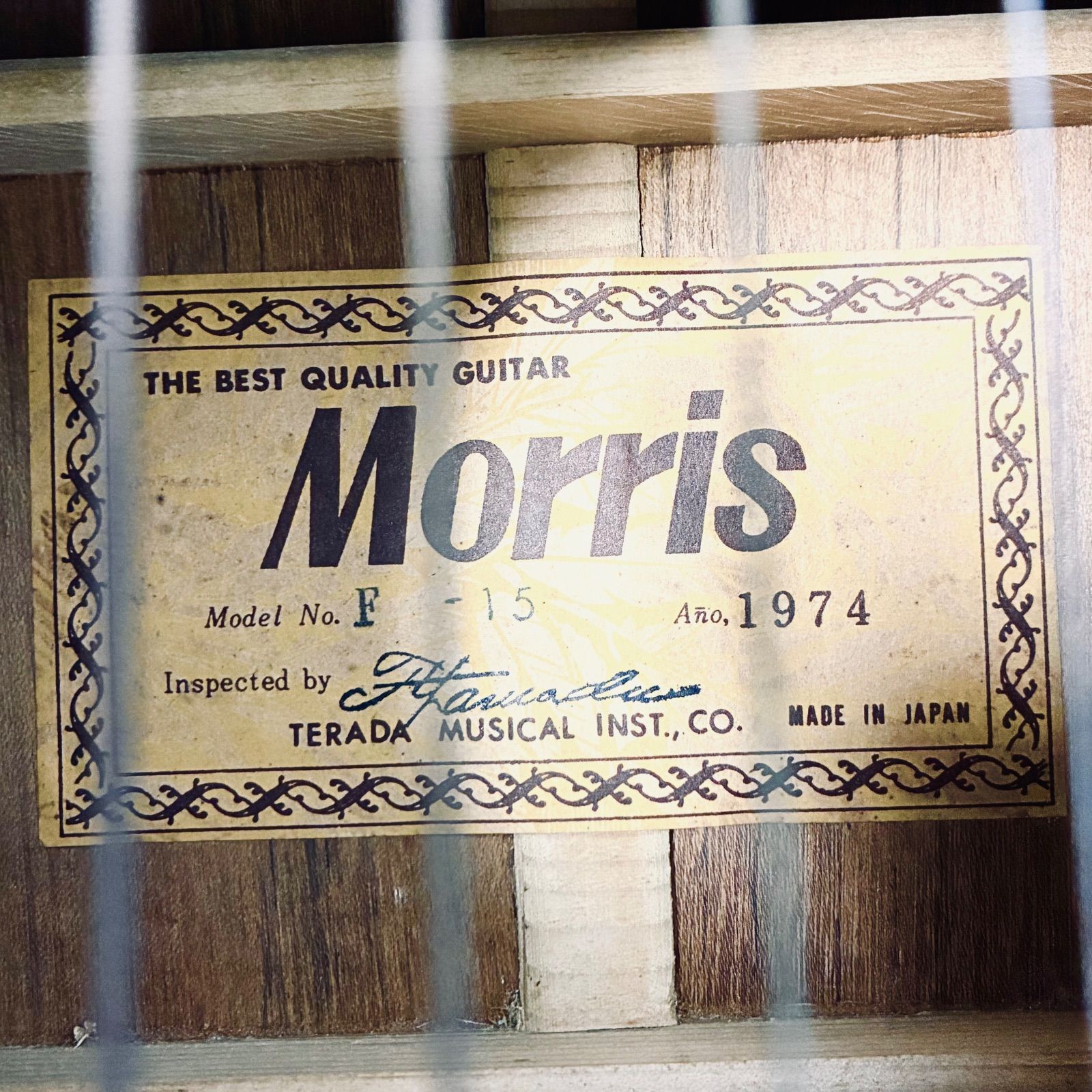 MORRIS モーリス F-15 日本製 アコースティックギター 70年代