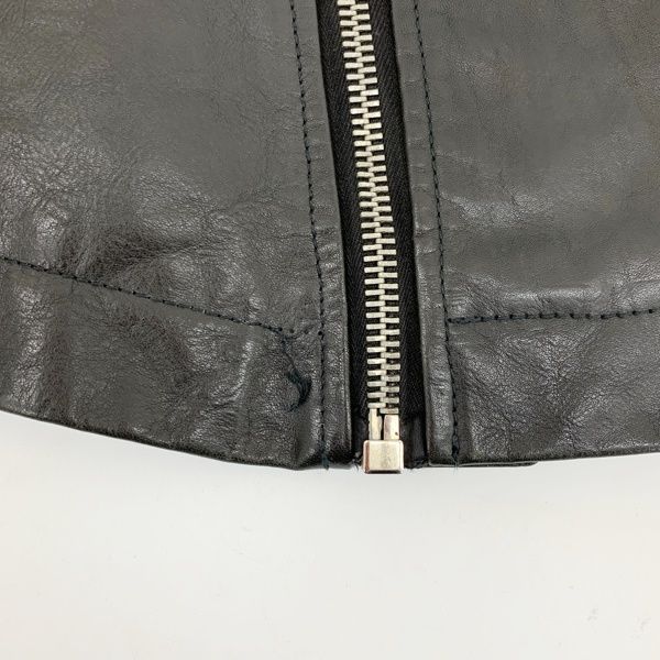 リックオウエンス LEATHER JACKET ダブル レザーライダース ジャケット