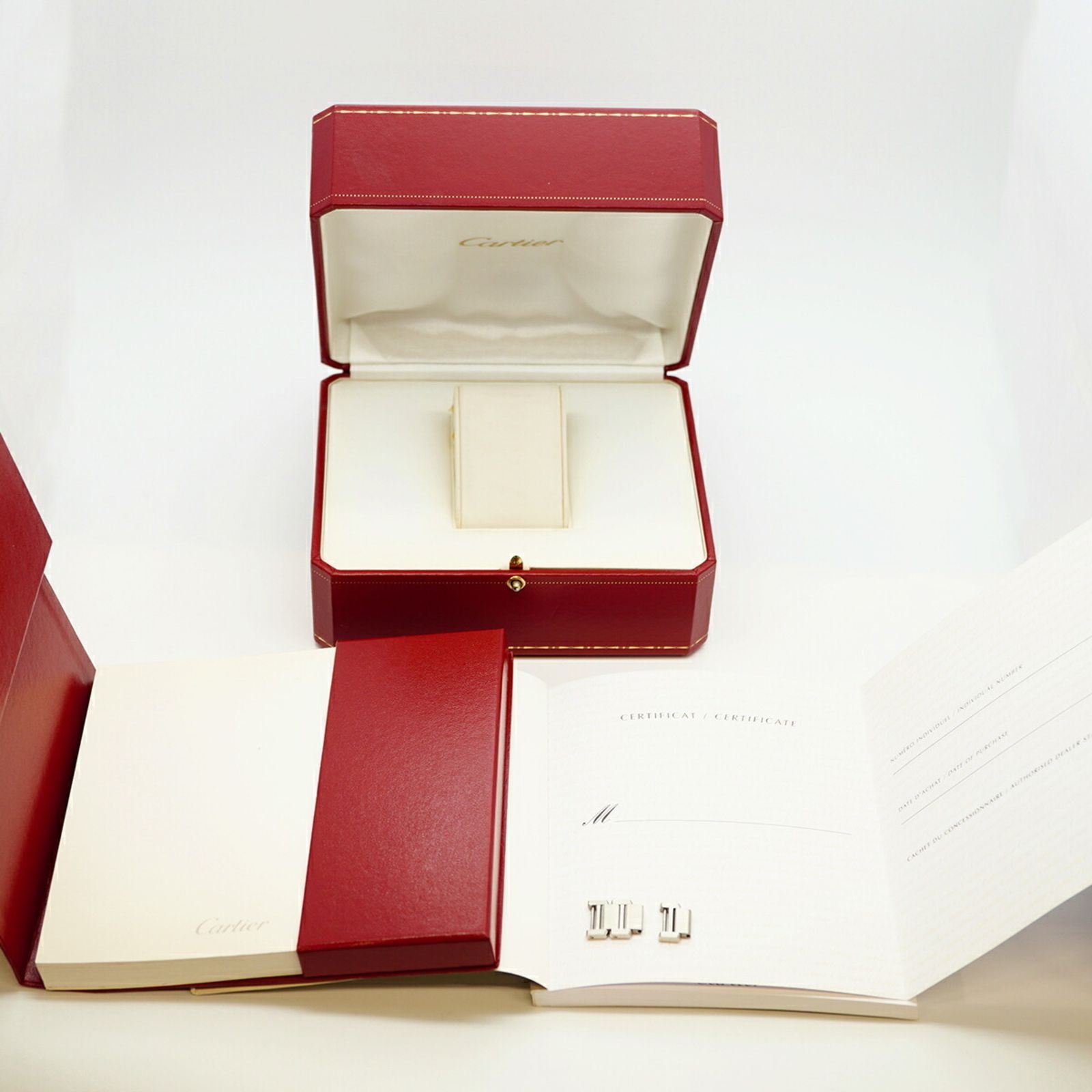 カルティエ タンクフランセーズ SM W51008Q3 アイボリー文字盤腕時計 レディース