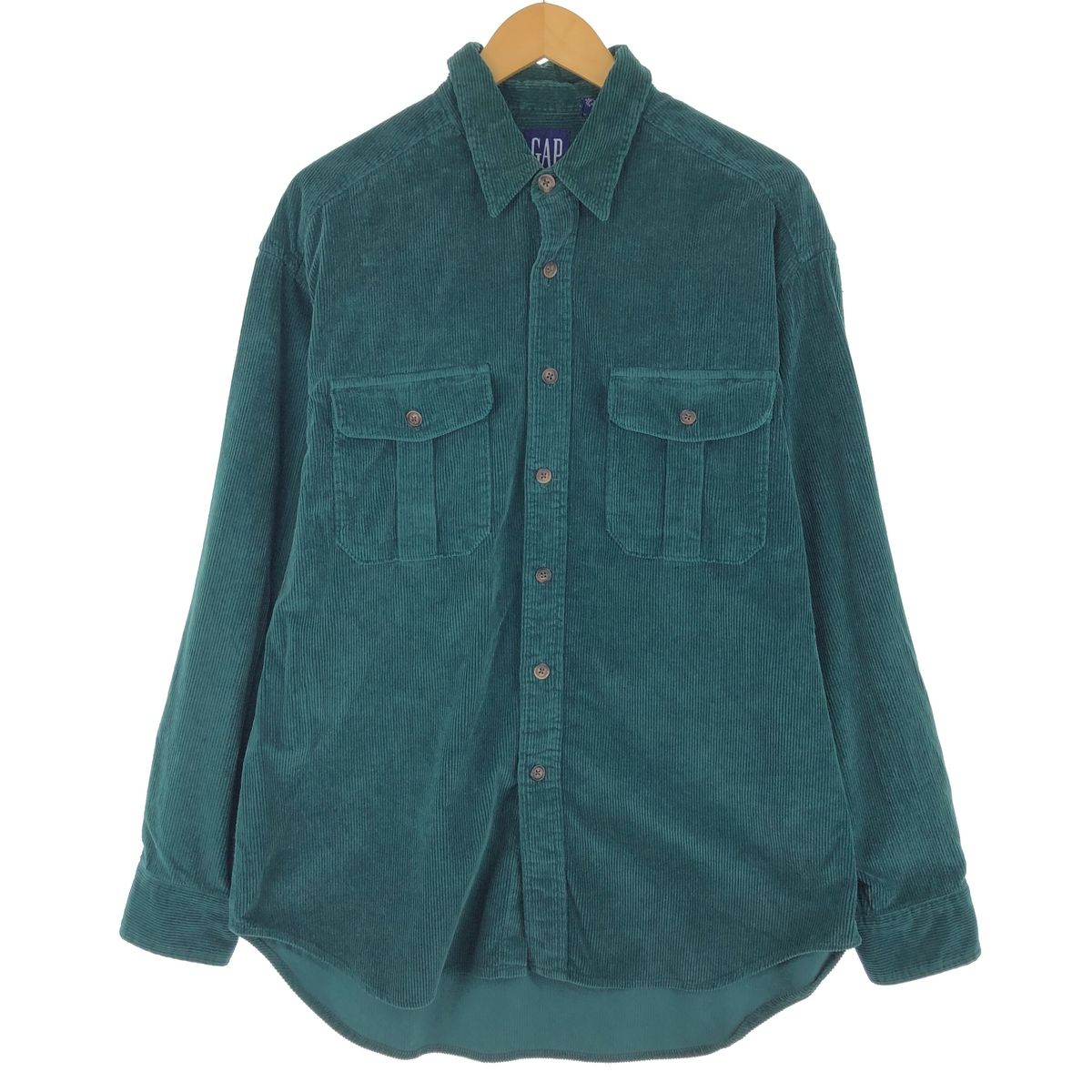 古着 90年代 ギャップ GAP オールドギャップ 長袖 コーデュロイシャツ メンズL相当 ヴィンテージ/eaa494610