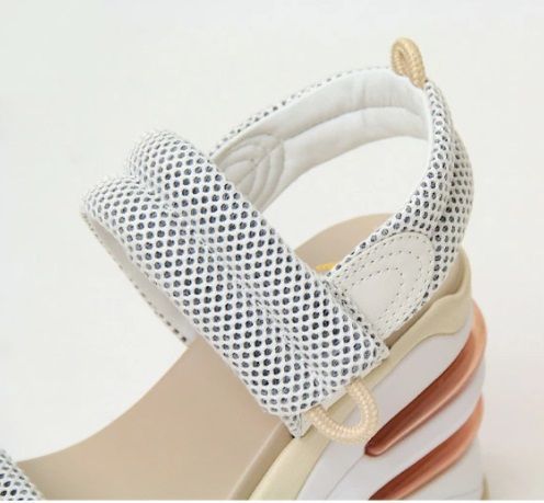 ASH アッシュ 厚底 スポーツサンダル アンクルベルト メッシュcosmos