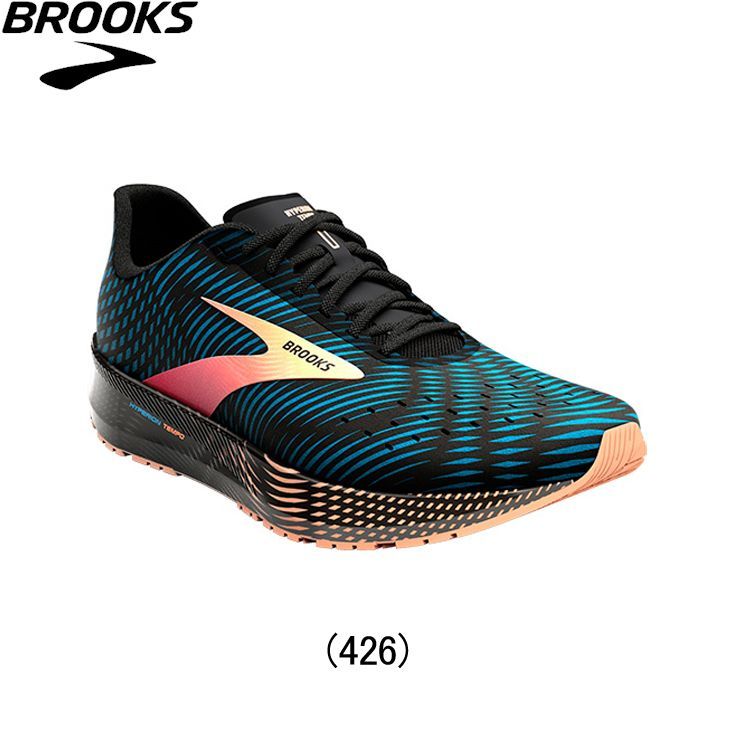 ブルックス BROOKS HyperionTempo ハイペリオンテンポ ワイズD ランニングシューズ 靴 メンズ 男性陸上・ランニング用品 27.0cm (426)ブラック/ブルー