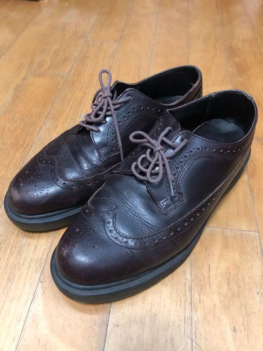 DR. MARTENS ドクターマーチン 3989 ウイングチップ シューズ バーガンディー 270