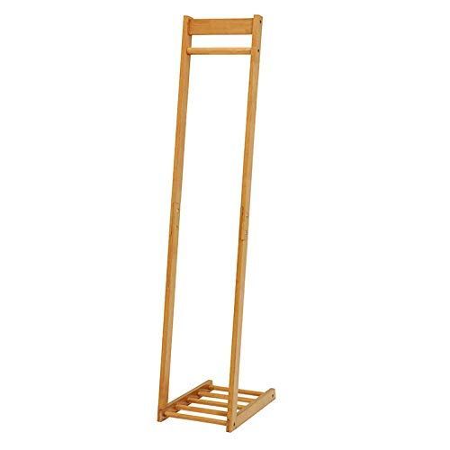 VR-7214LBR 1台 幅30 スリム ライトブラウン【天然木使用】 ハンガーラック 萩原(Hagihara)