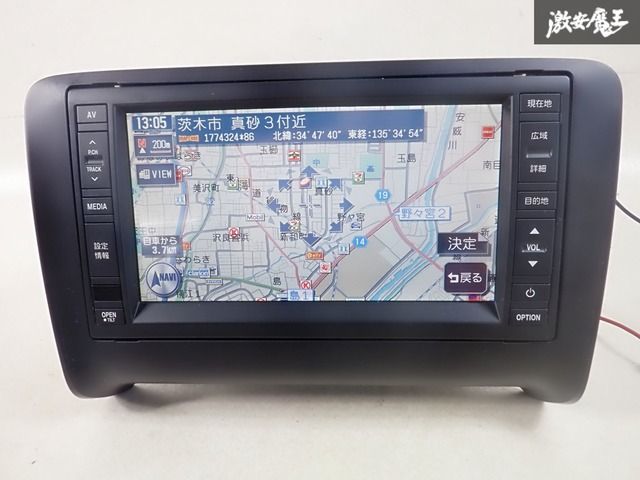 動作OK 保証付】純正 Clarion クラリオン Audi アウディ A3 8P HDDナビ