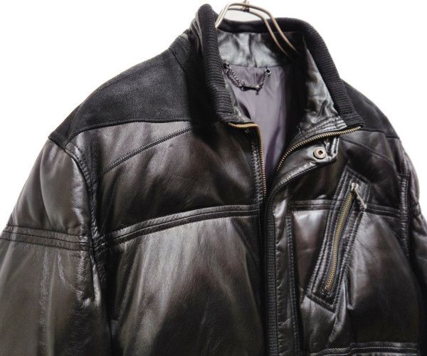 美品＊VERRI (ヴェリー) レザーダウンジャケット - メルカリ