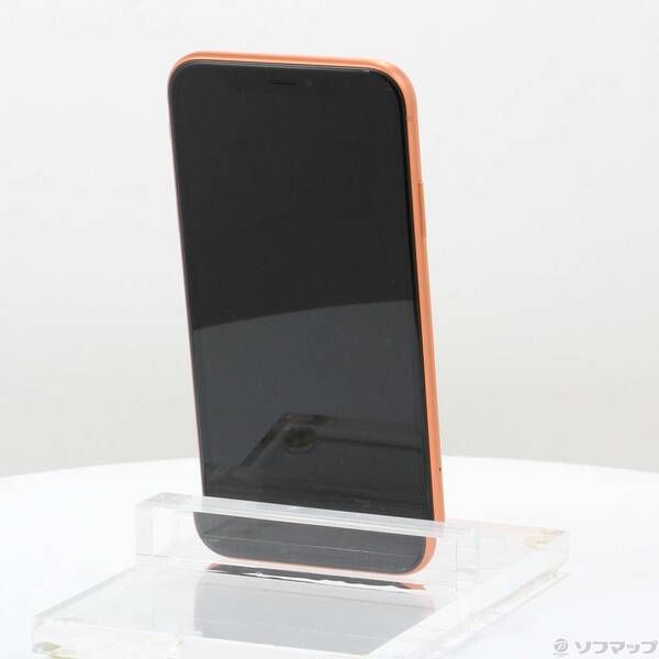 〔中古品〕 iPhoneXR 128GB コーラル NT0T2J／A SIMフリー【305】