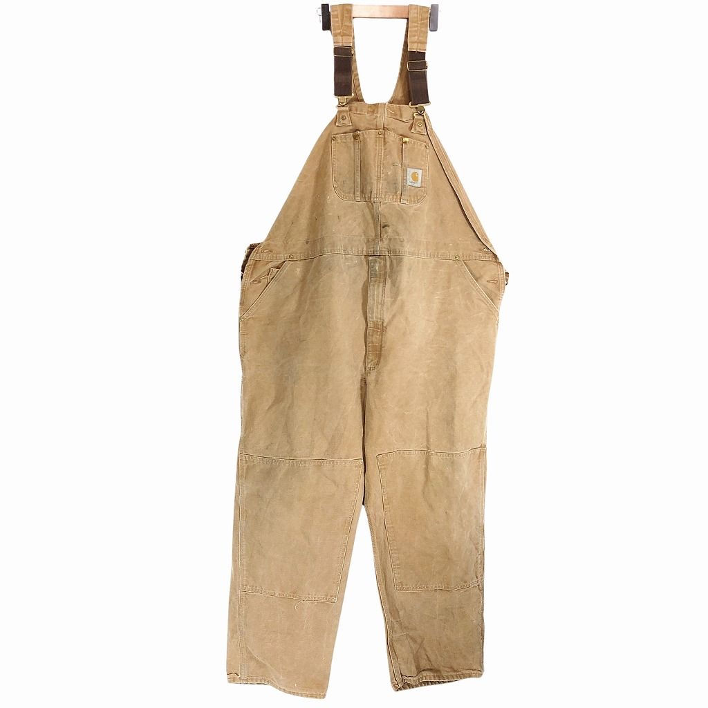 90年代 USA製 Carhartt カーハート ダック生地 オーバーオール ワーク