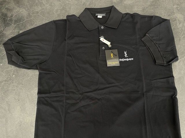 Yves Saint Laurent - イヴサンローラン ポロシャツ ブラック M