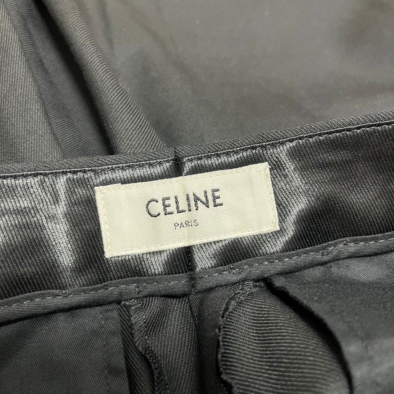 CELINE セリーヌ 2タックウールショートパンツ 2P524673D 大きいサイズ - メルカリ