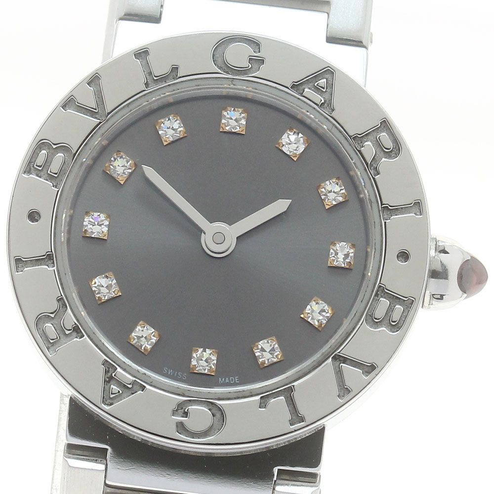 ブルガリ BVLGARI BB23SS ブルガリブルガリ 12Pダイヤ クォーツ