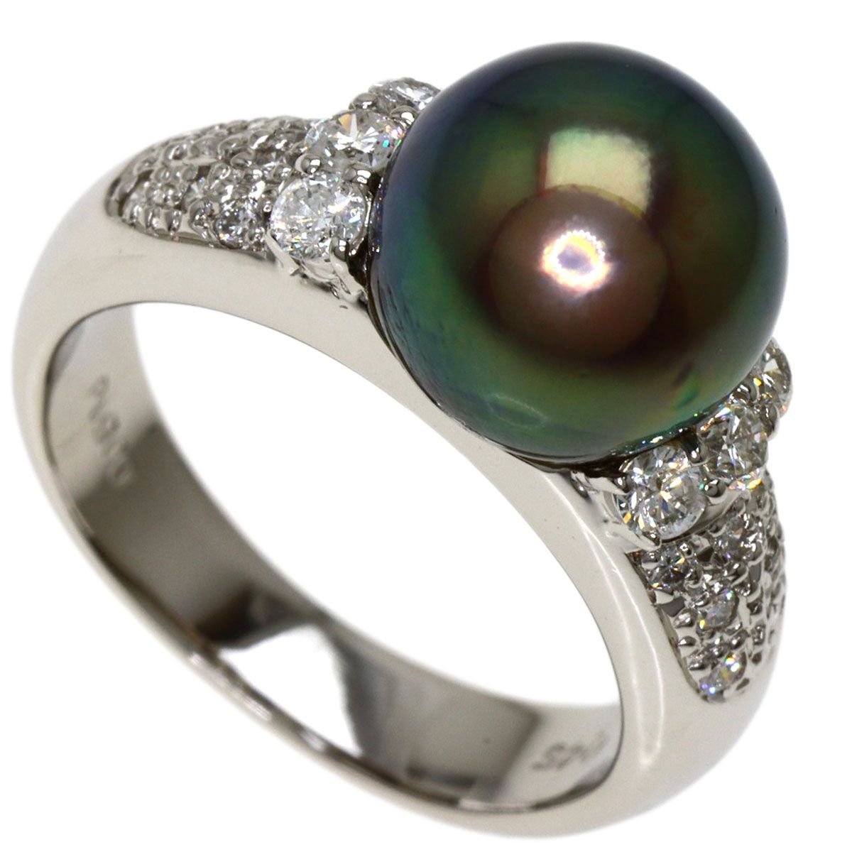 SELECT JEWELRY セレクトジュエリー パール 真珠 ダイヤモンド リング・指輪 PT900 レディース