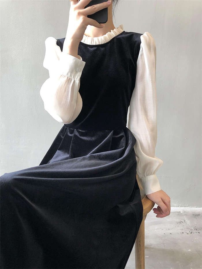 ロング丈 ワンピース