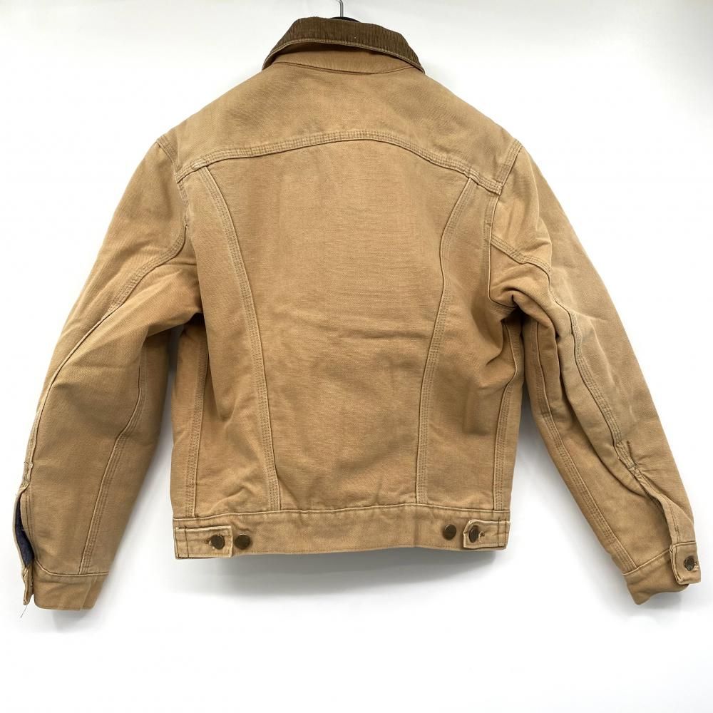 Carhartt ベージュ ダック生地ジャケット　トラッカージャケット carhartt カーハート ダック地 トラッカージャケット 裏地