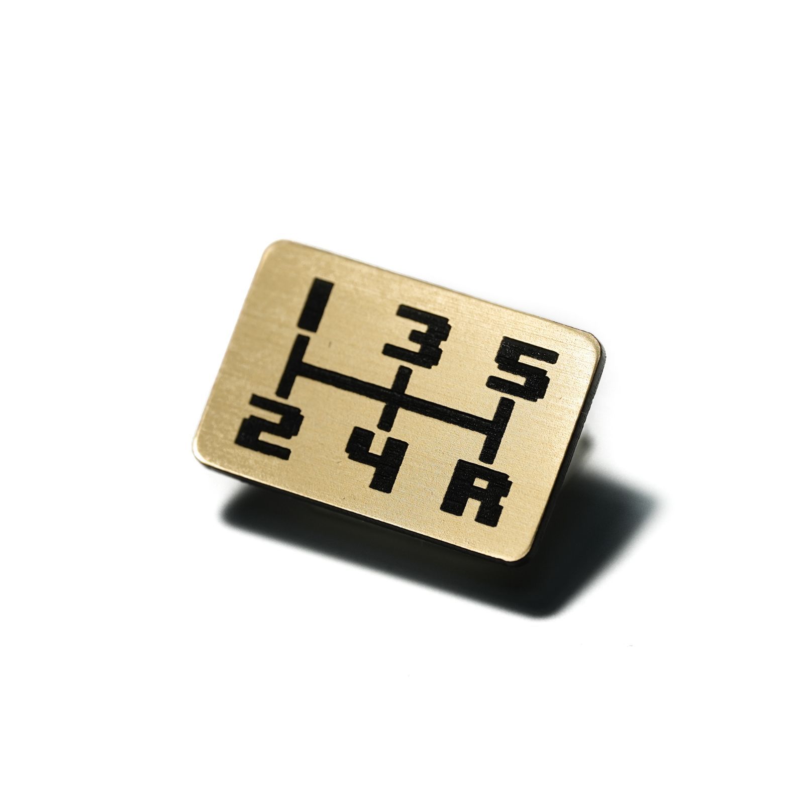 Nitroworks 5速MT(右下R)汎用シフトパターンプレート アルミシフトパターンプレート５